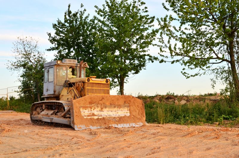 Bulldozer in Spring